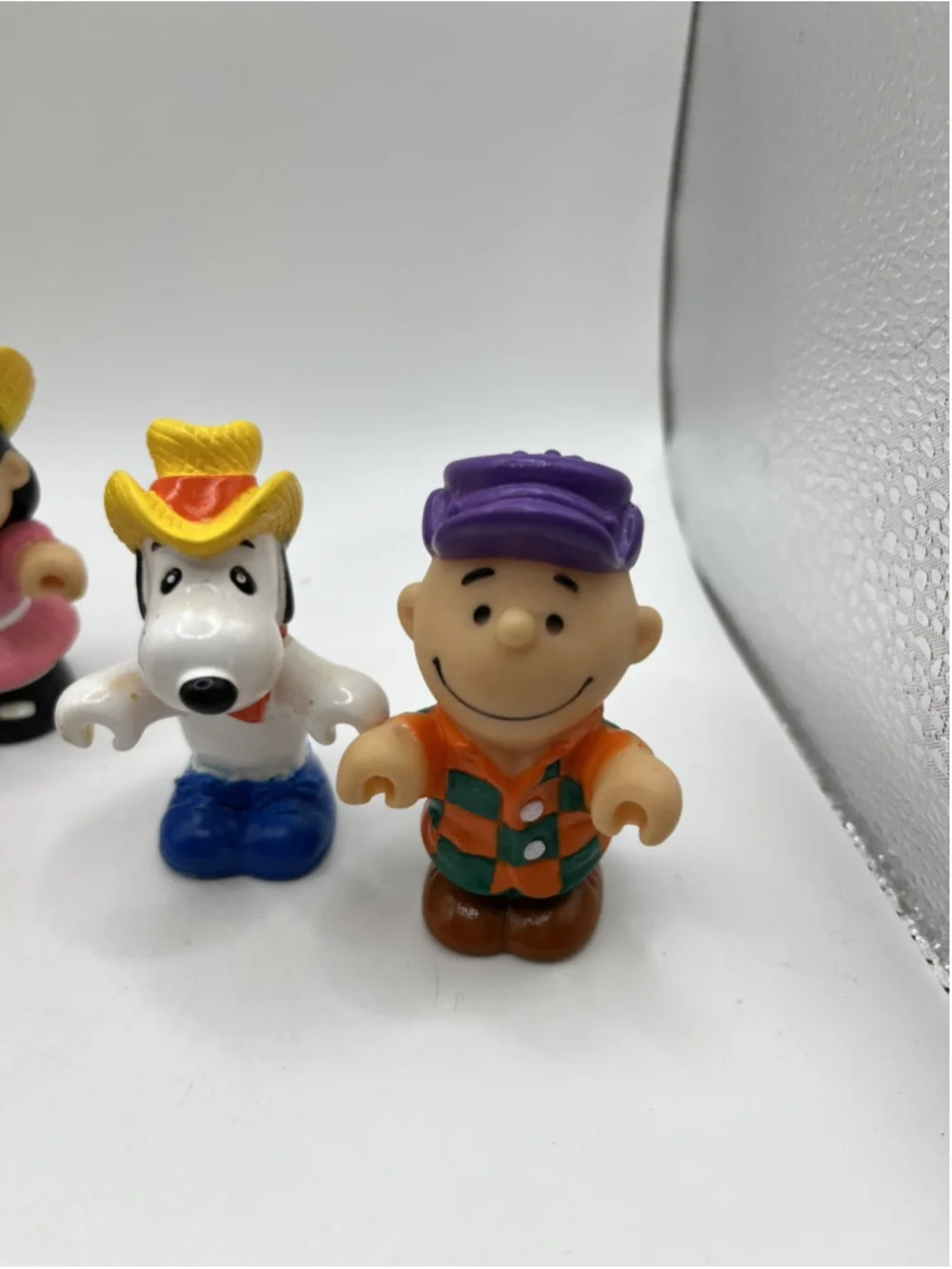 5 Vintage 1989 McDonald's Peanuts Snoopy Down on the Farm Happy Meal Cake Topper